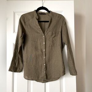 Zara linen shirt